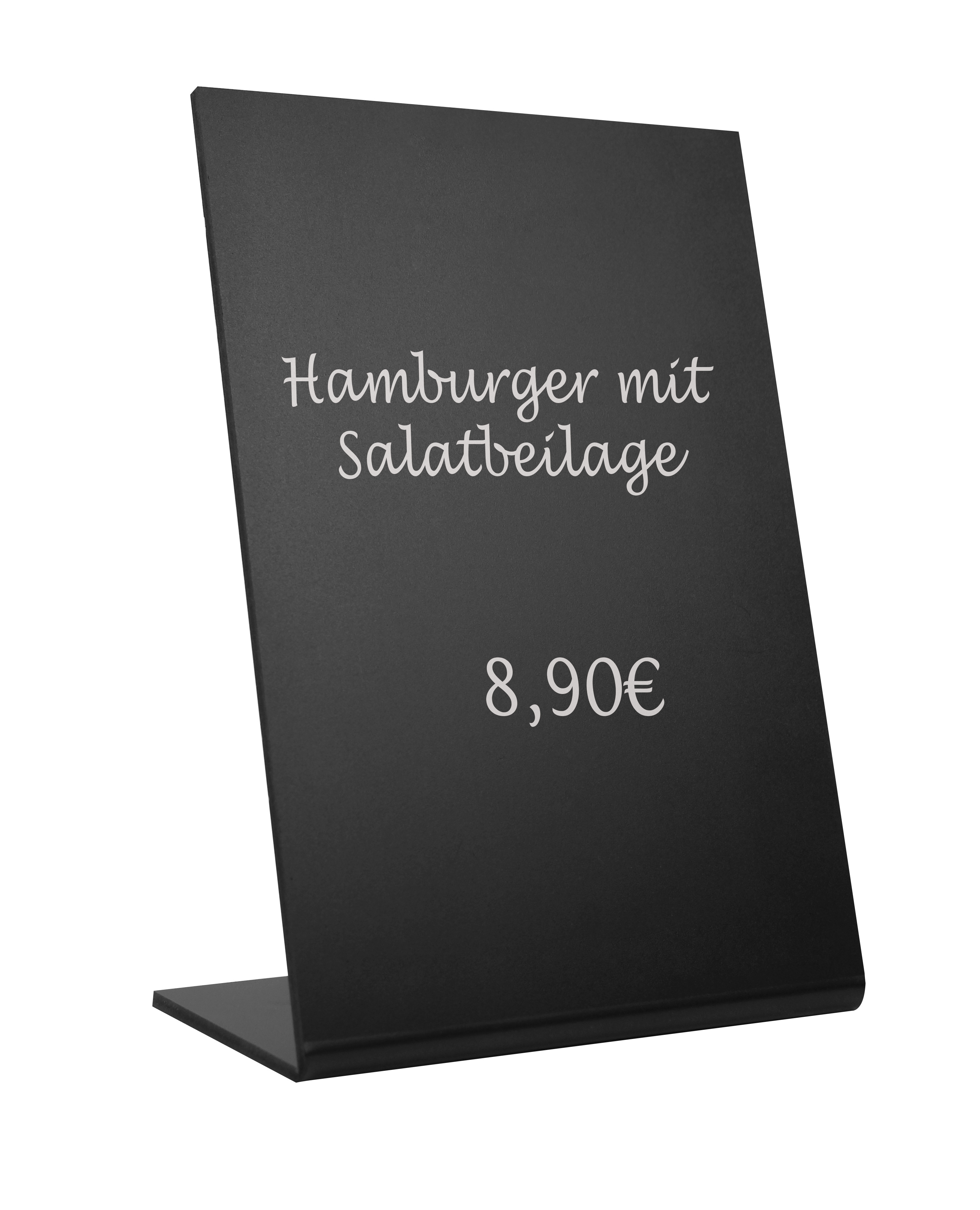 Kreidetafel L-Aufsteller DIN A4