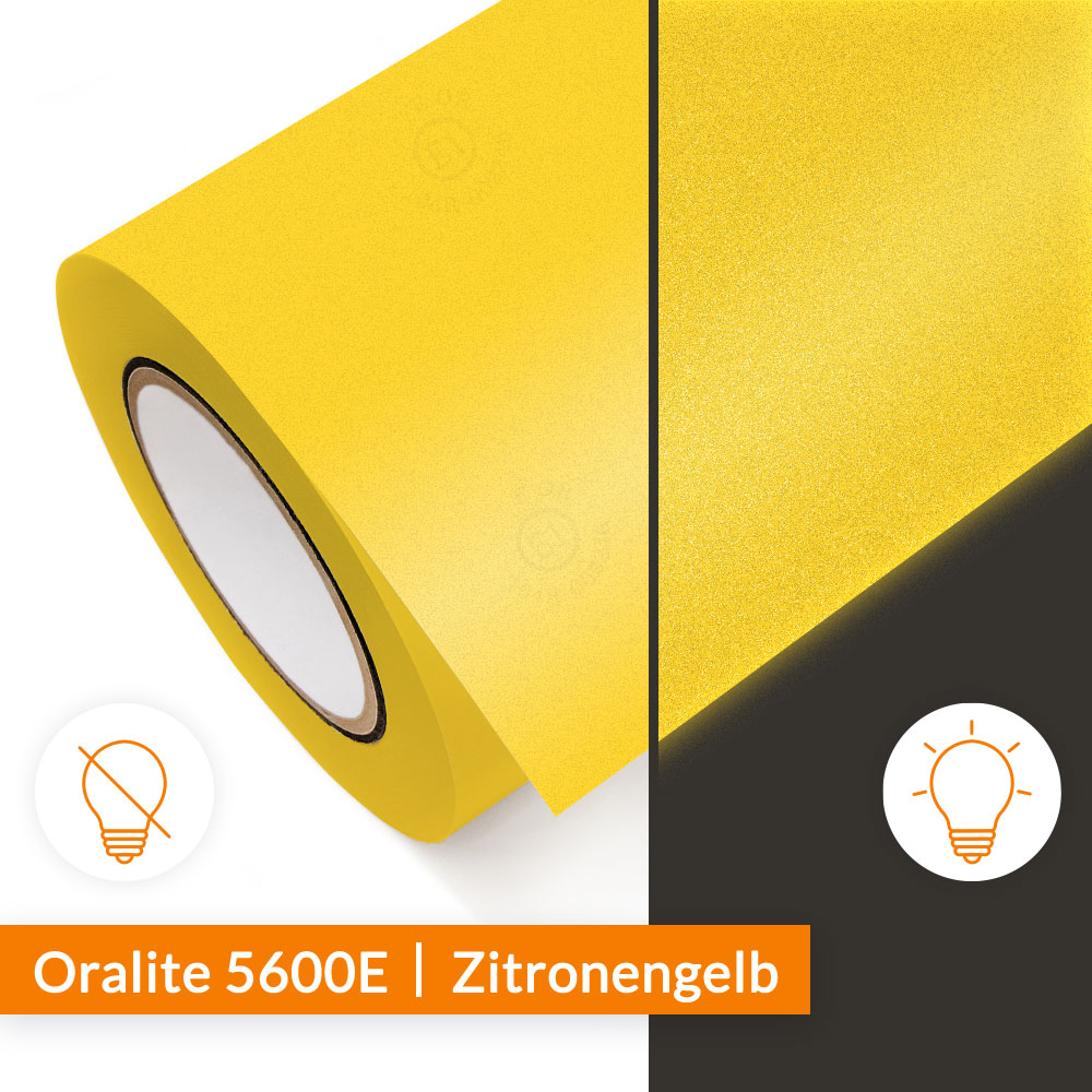 Reflexfolie Orafol Oralite 5600E Zitronengelb - SalierShop.de