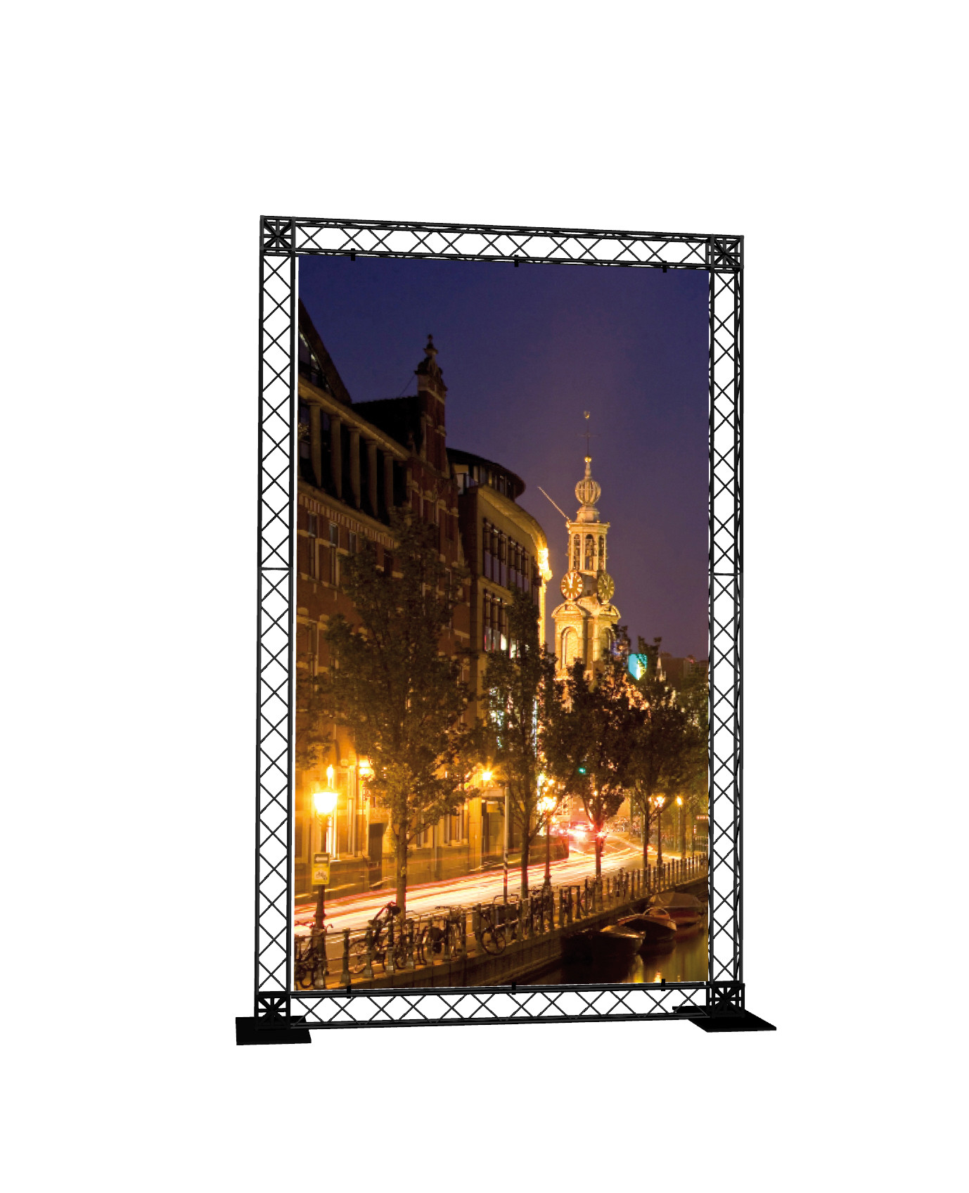 Truss Single Banner schwarz