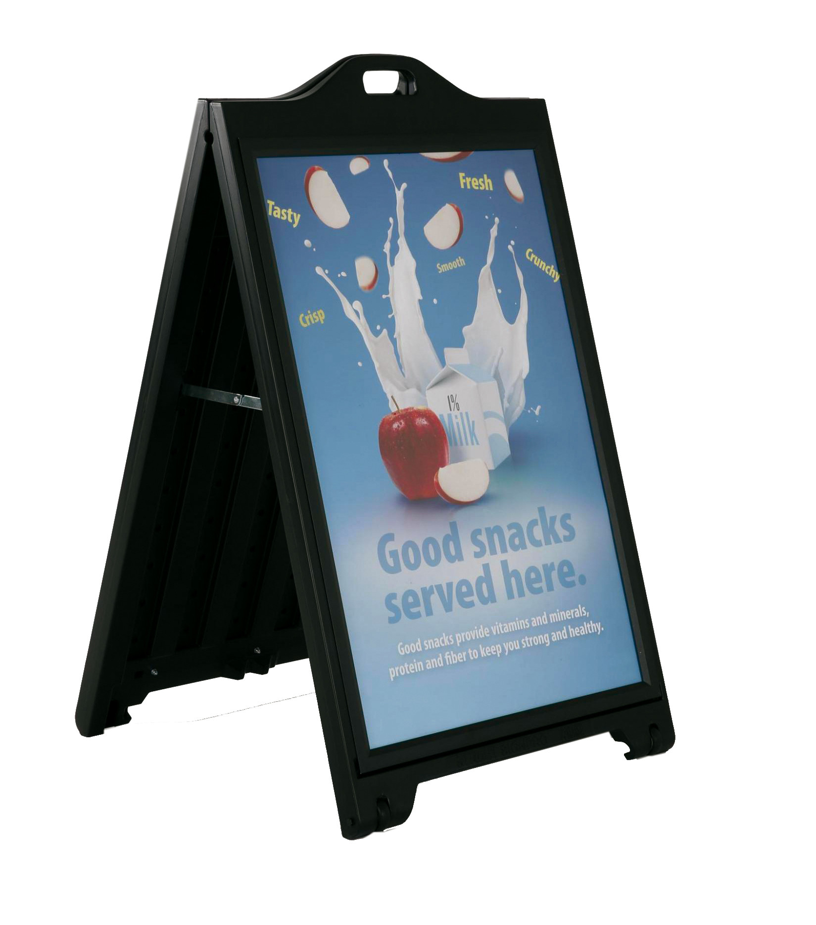 Kundenstopper SignPro Plus, Plakatformat 610 x 915 mm, schwarz