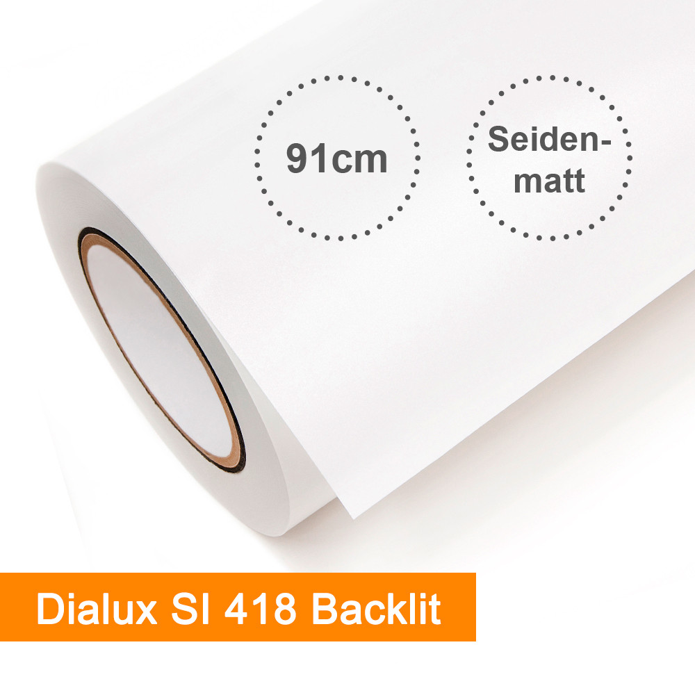 Folex DIALUX SI418 weiß seidenmatt - Rollenbreite 91,4cm - Rollenlänge 30m - SalierShop.de