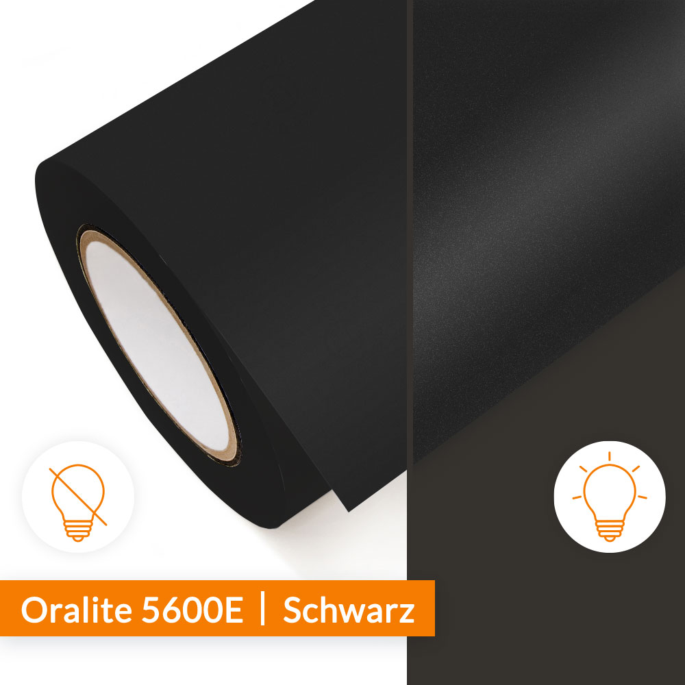 Reflexfolie Orafol Oralite 5600E Schwarz - SalierShop.de