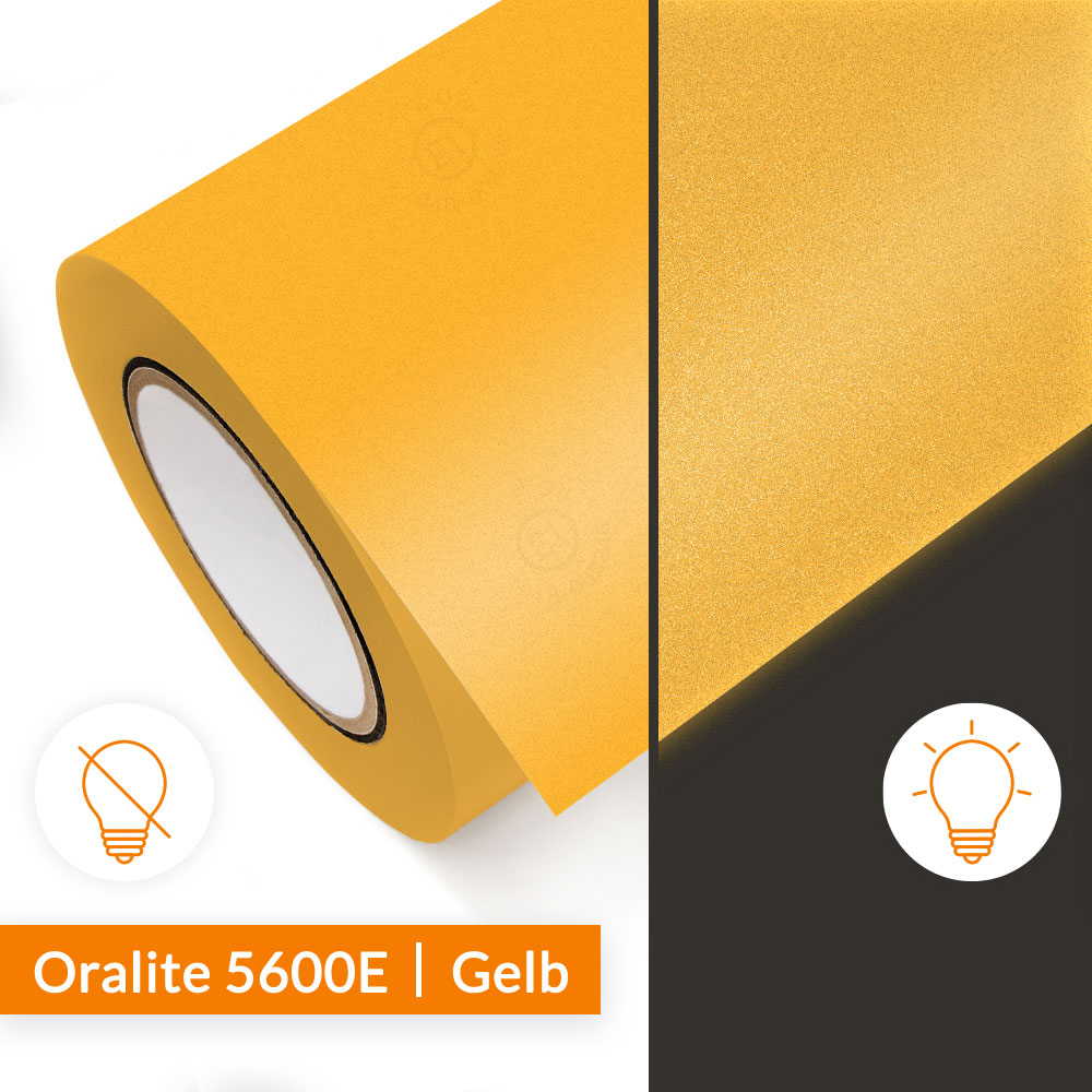 Reflexfolie Orafol Oralite 5600E Gelb - SalierShop.de