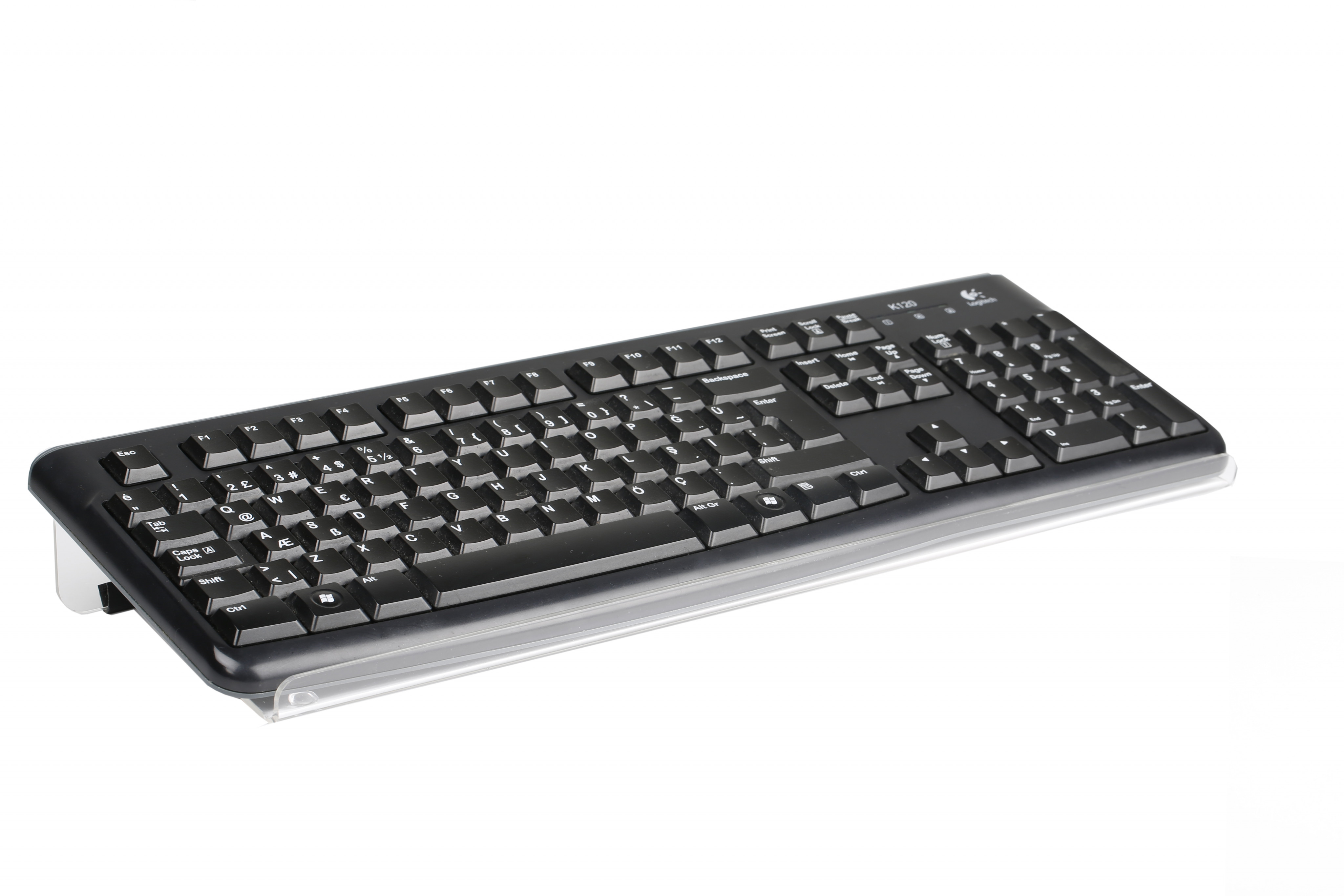 Tastaturablage aus Acrylglas Tastaturablage aus Acrylglas