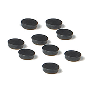 Magnet 10er Set, schwarz, DM 20 mm