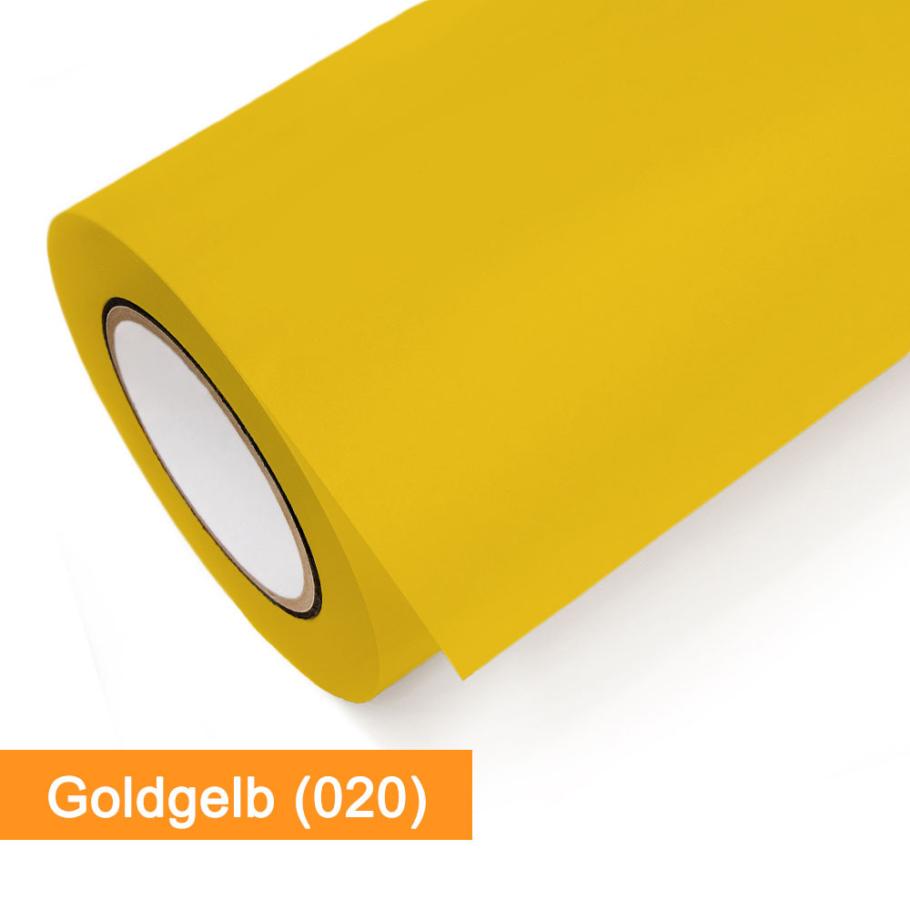 Plotterfolie Oracal - 751C-020 Goldgelb - günstig bei SalierShop.de