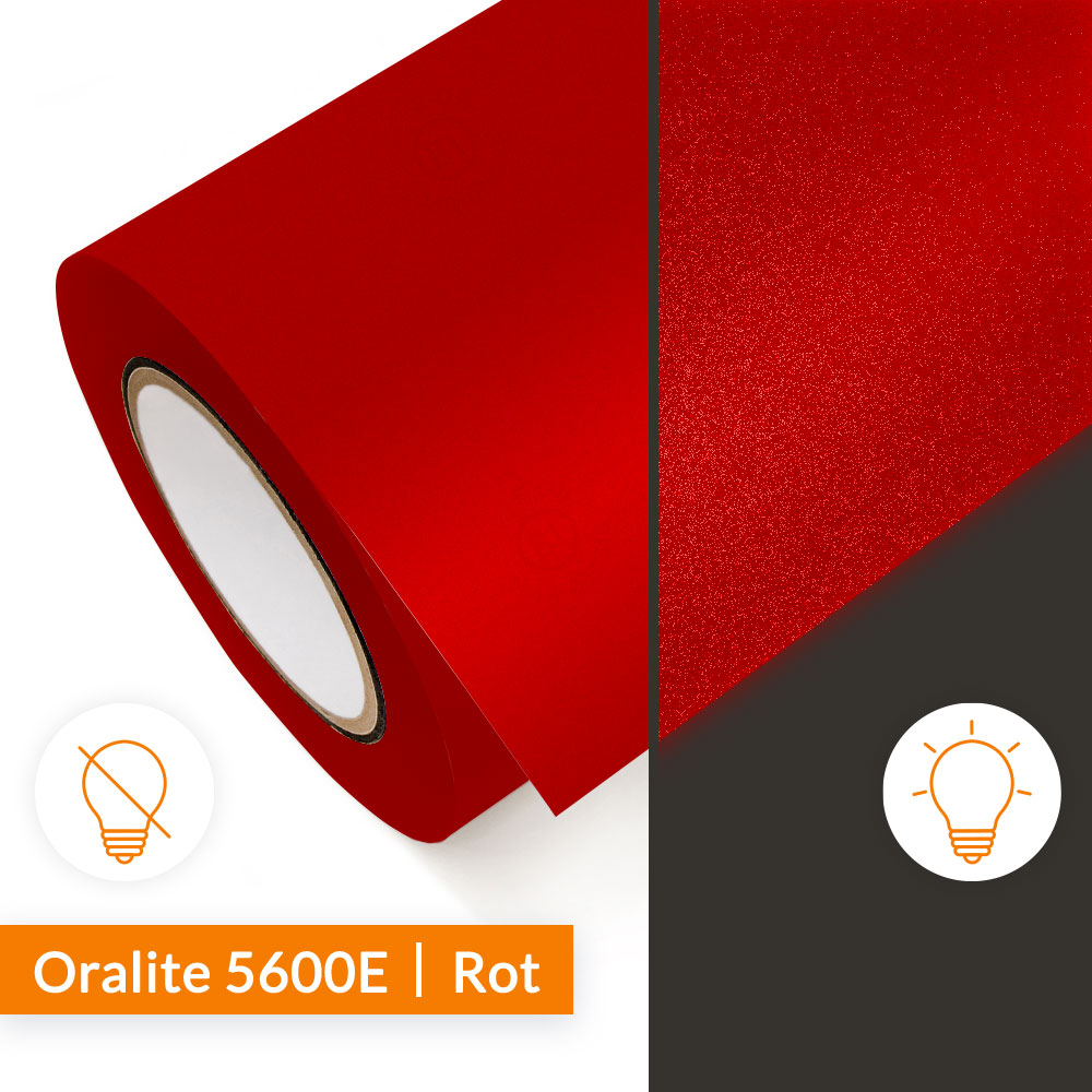 Reflexfolie Orafol Oralite 5600E Rot - SalierShop.de