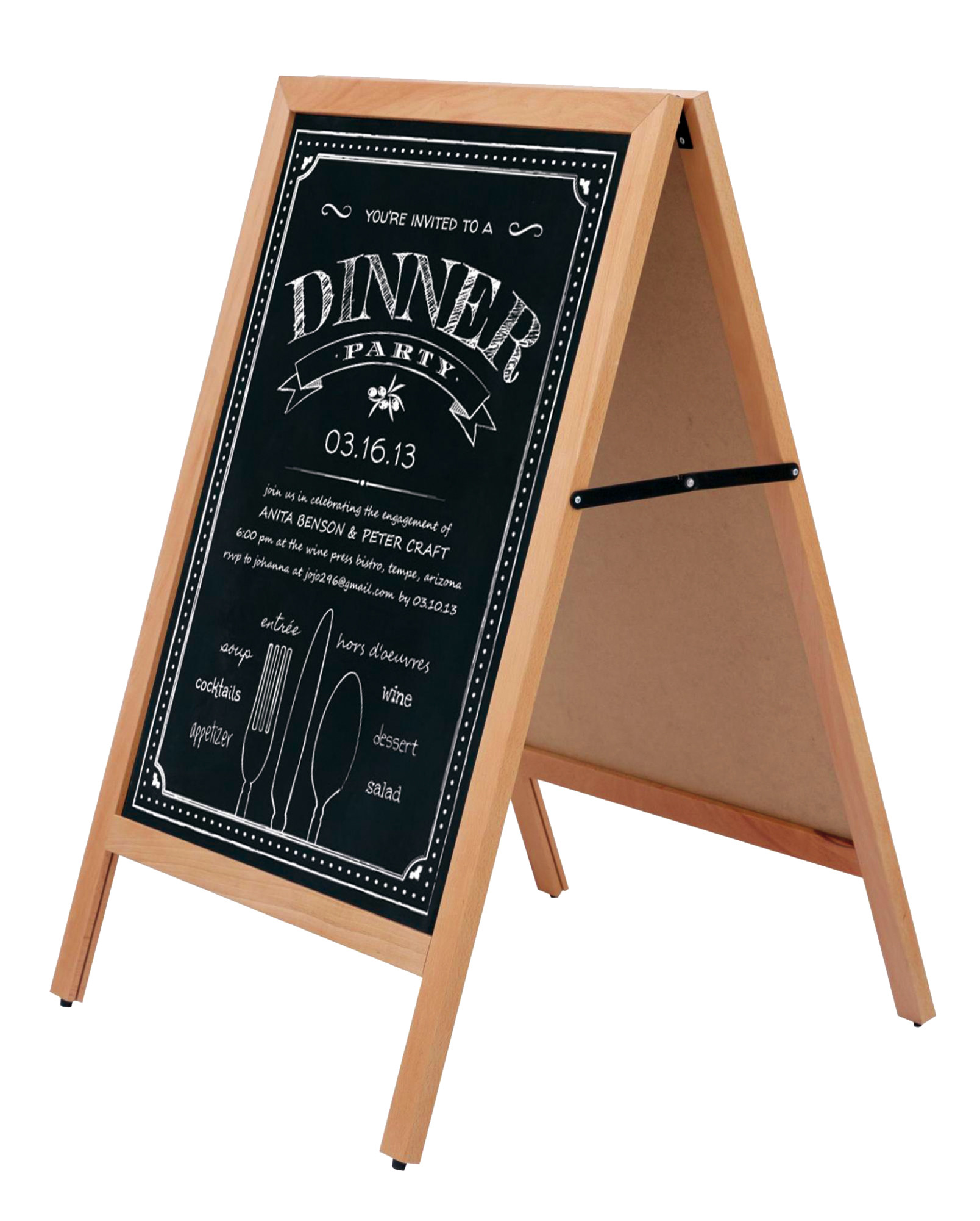 Holz-Kundenstopper, Buche, Indoor